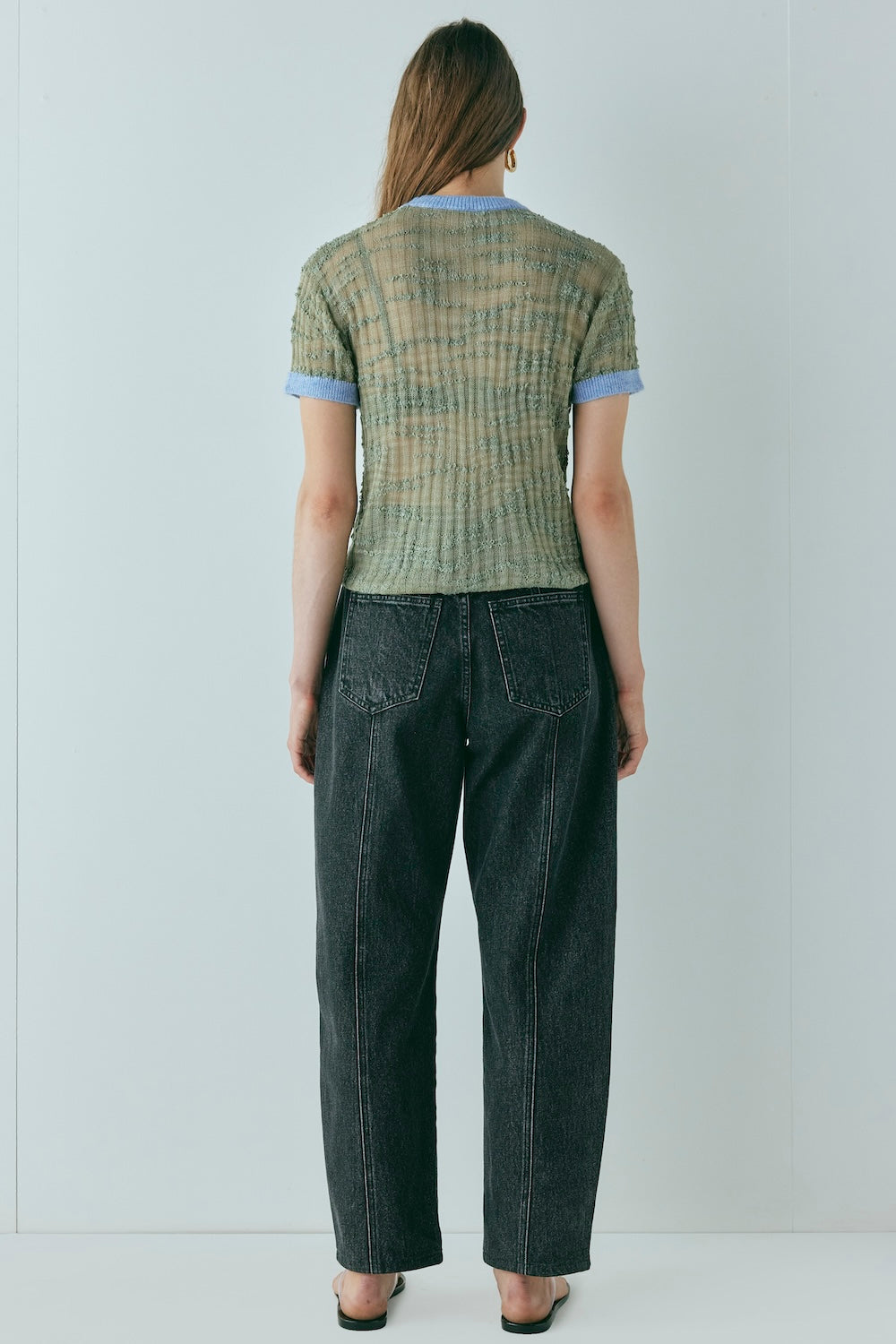 Lex Barrel Denim Jeans Washed Black