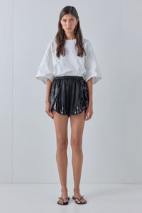 Marcel Sequin Shorts Black