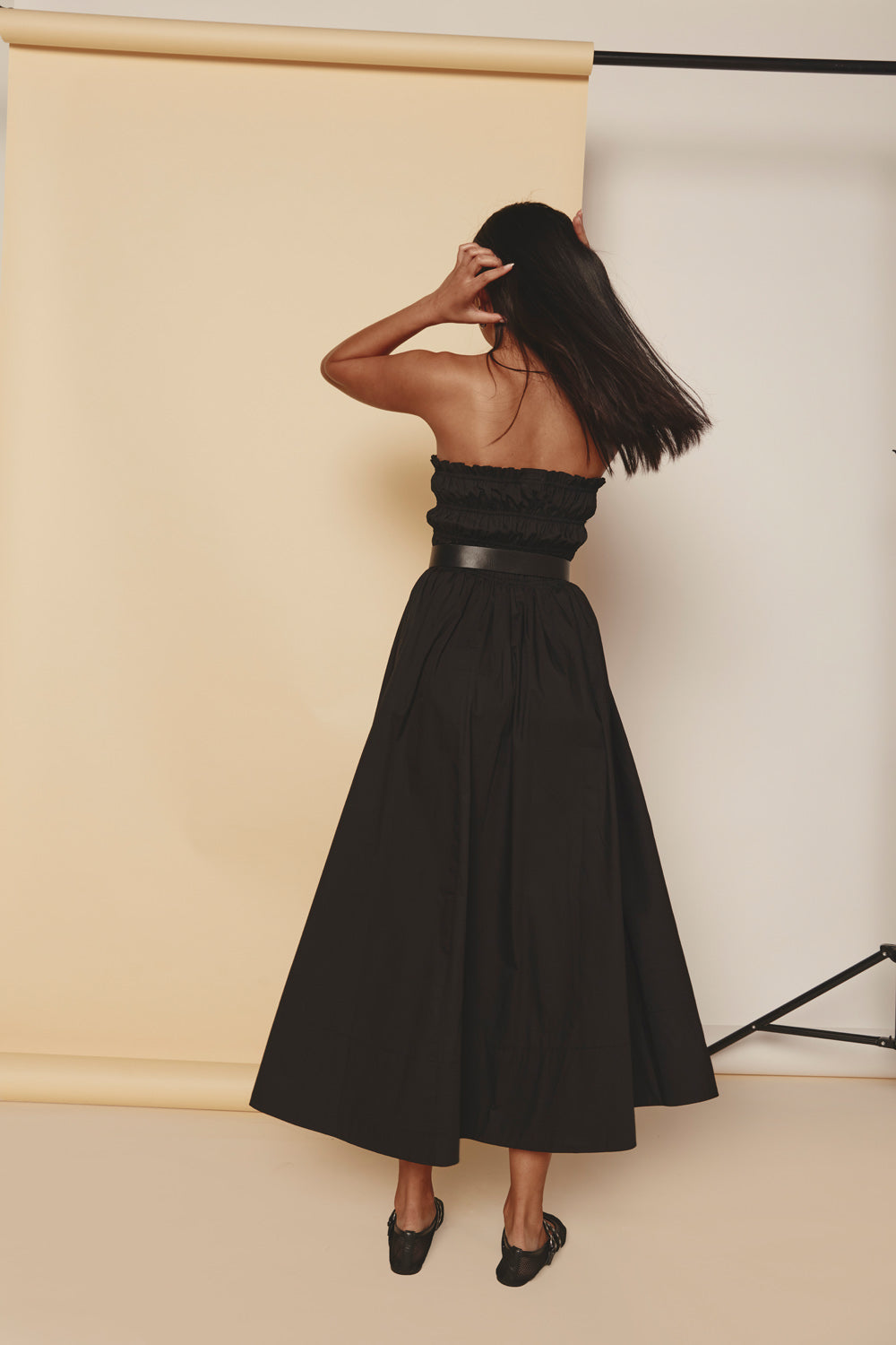 Eliana Midi Dress Black