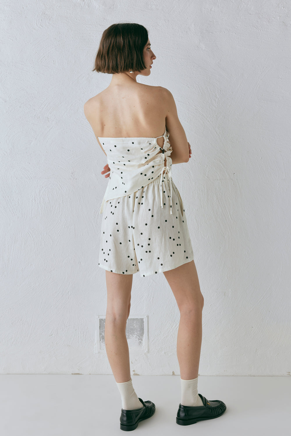 Sunrays Linen Top Dot