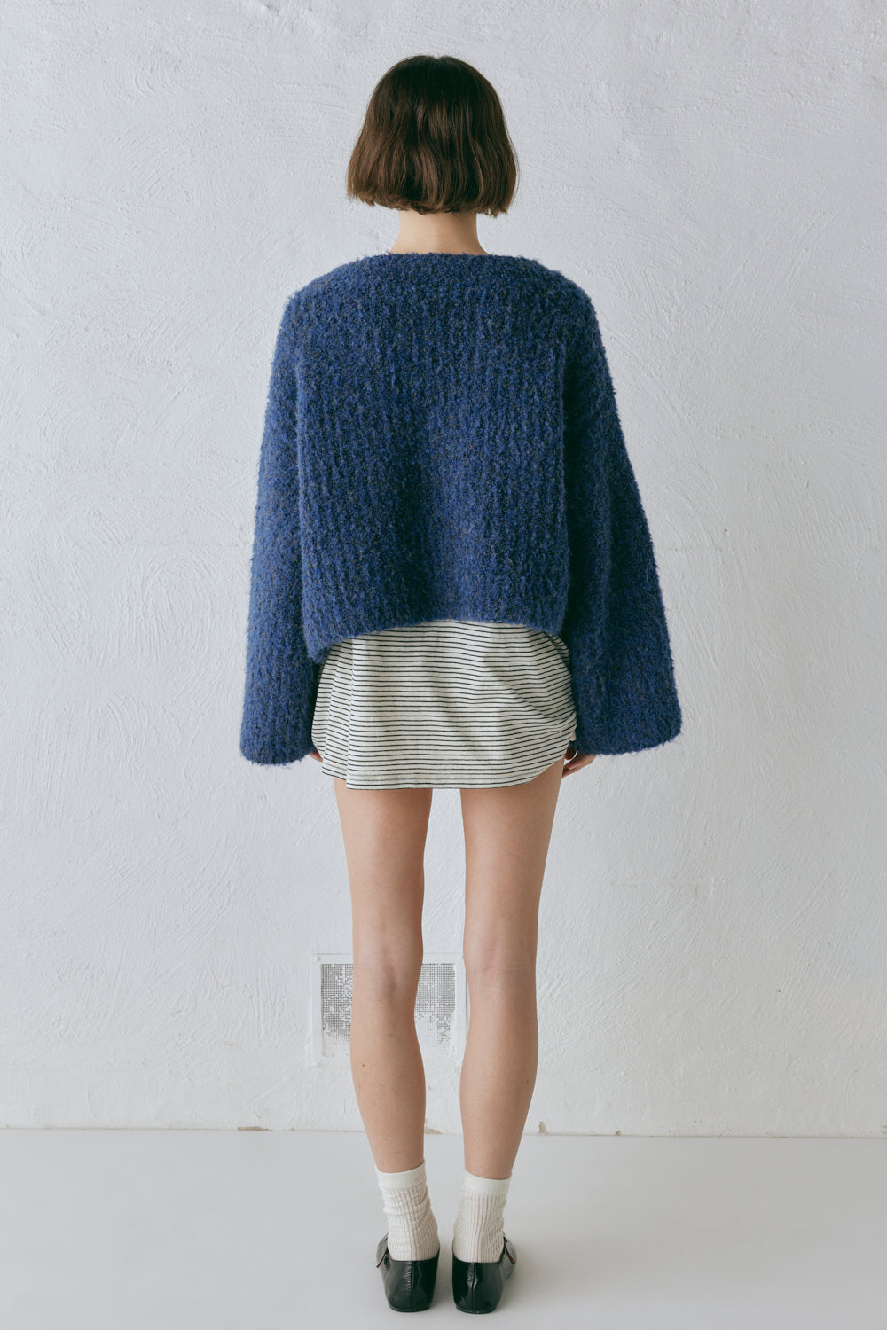 Lacy Knit Cardigan Marle