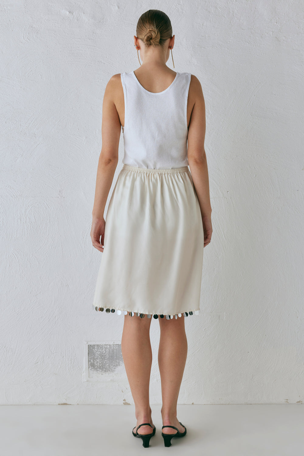 Spritz Midi Skirt Cream