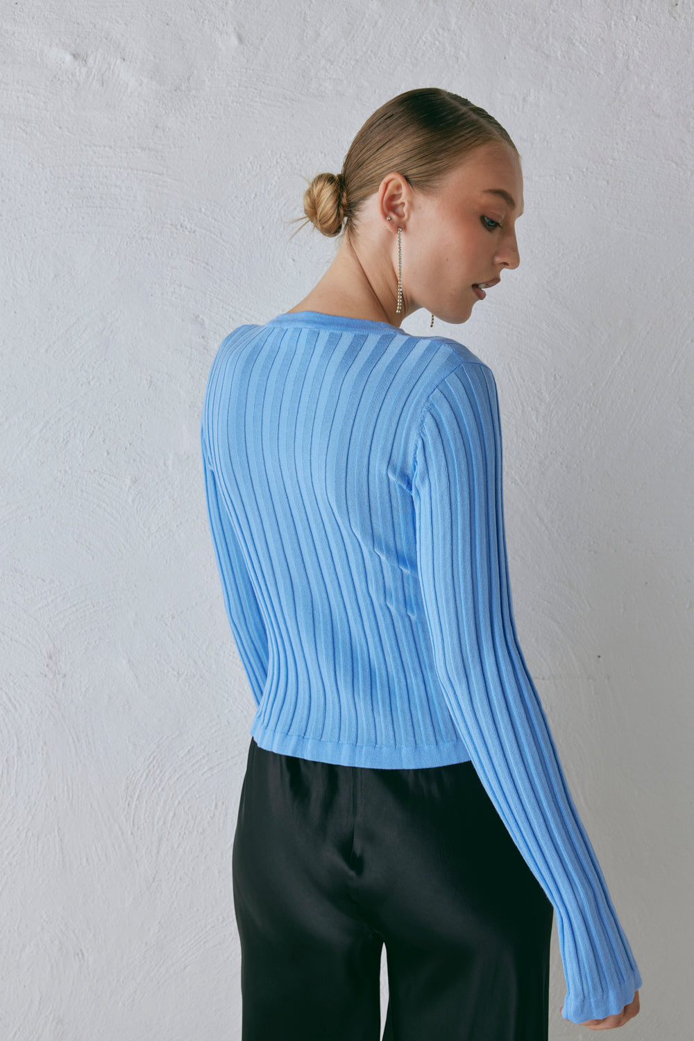 Hattie Knit Top Blue