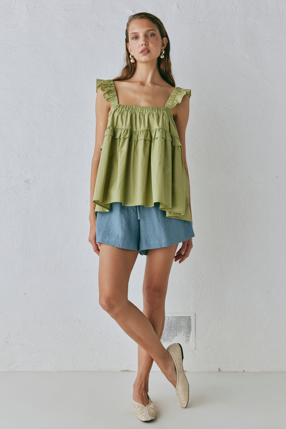 Collective Tops - Rossana Top Aloe third image