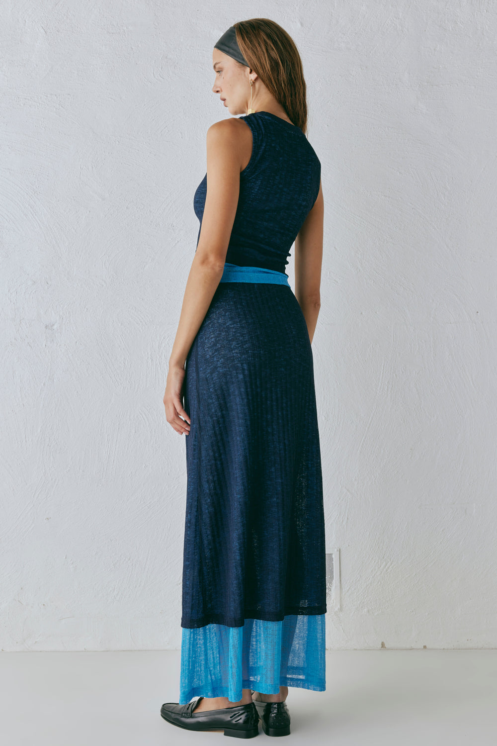 Jil Maxi Skirt Navy