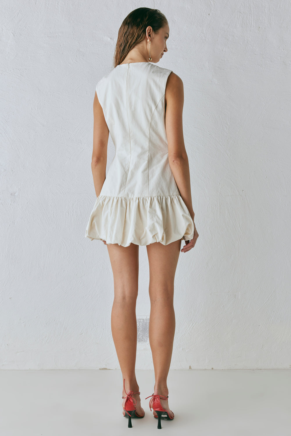 Vikki Mini Dress Cream