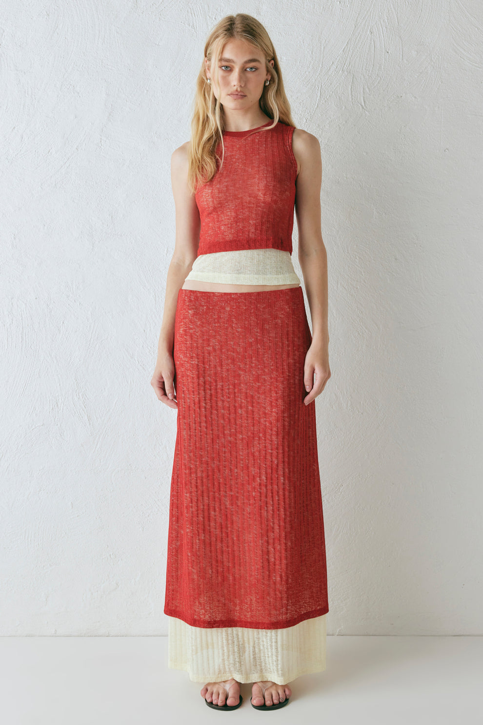 Collective Tops - Jil Top Burnt Red third image