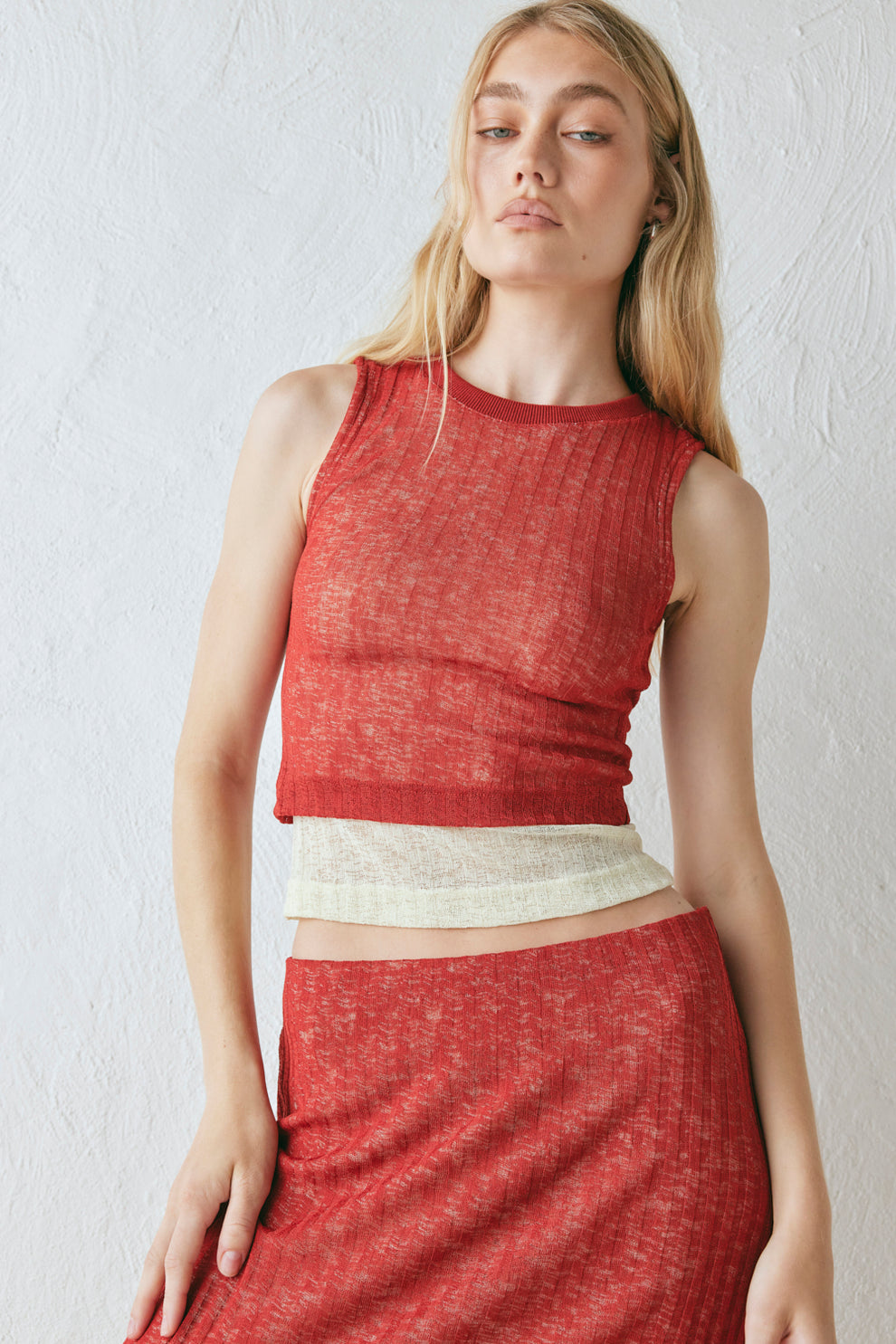 Collective Tops - Jil Top Burnt Red secondary image