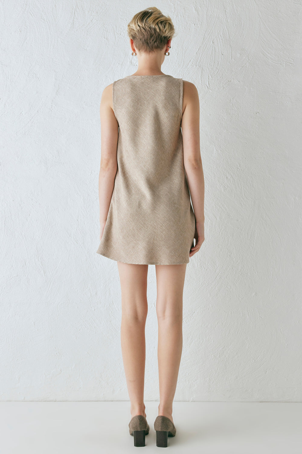 Zaria Mini Dress Beige