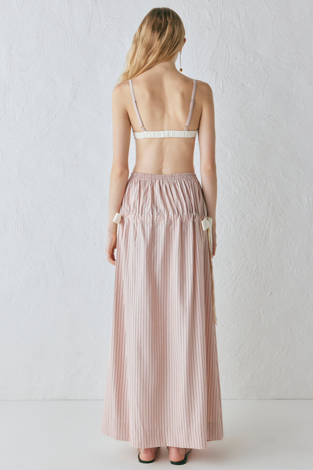 Lily Maxi Skirt Pink Stripe
