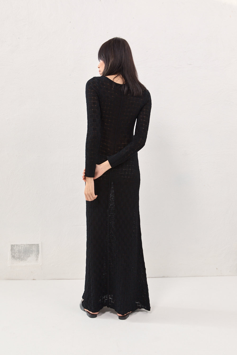 Zelda Knit Maxi Dress Black