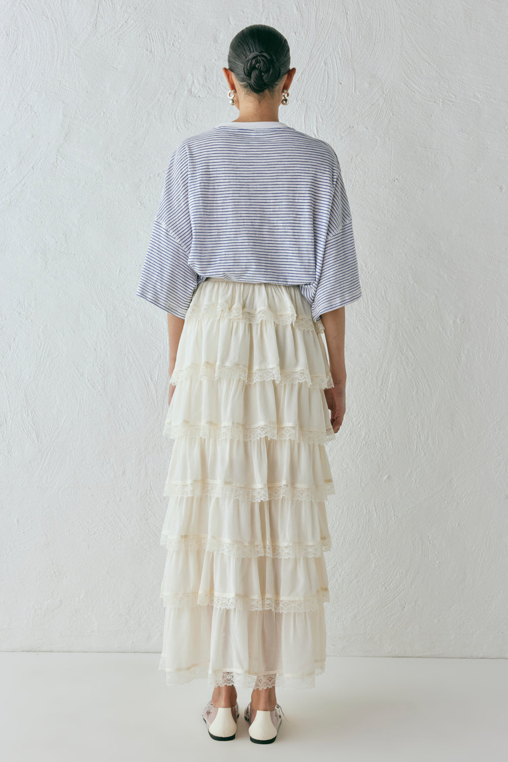 Thalia Midi Skirt Cream