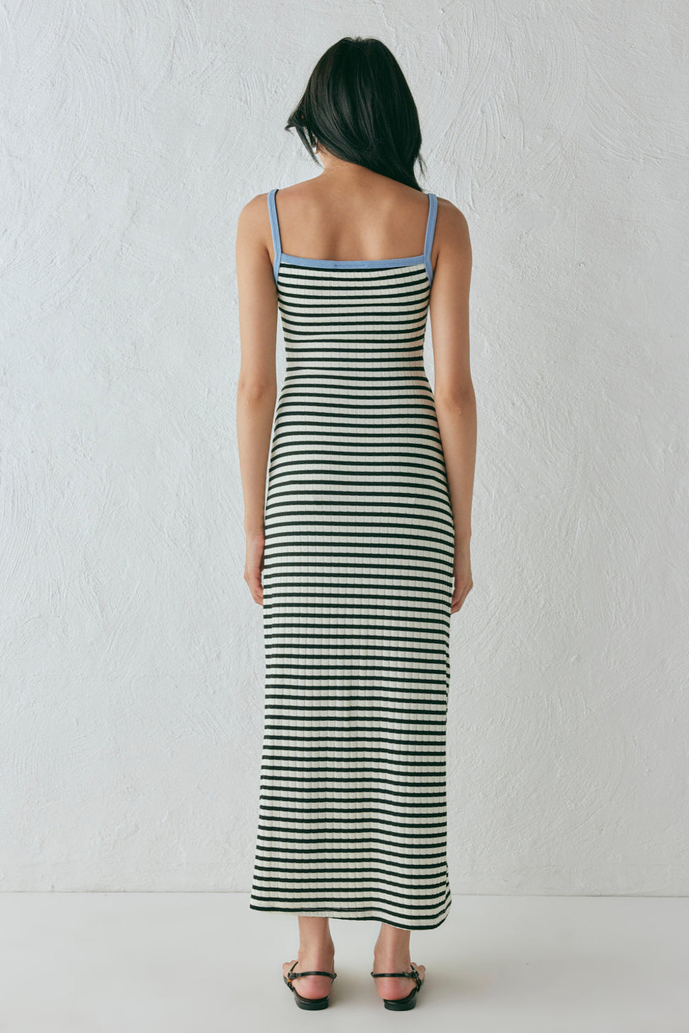 Fara Maxi Dress Black Stripe