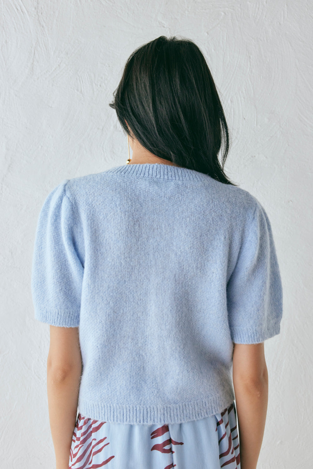 Tess Knit Top Sky