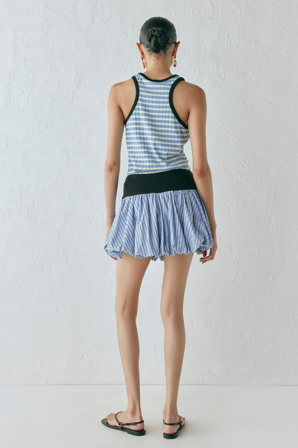 Remy Skort Blue Stripe