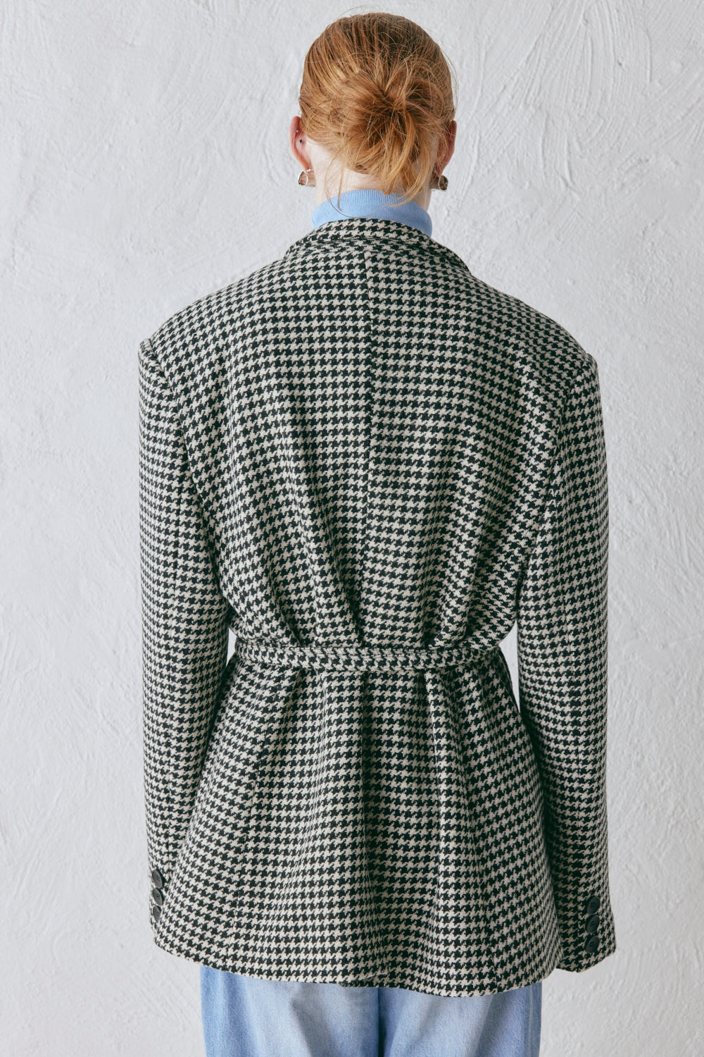 Yuja Wool Blazer Houndstooth