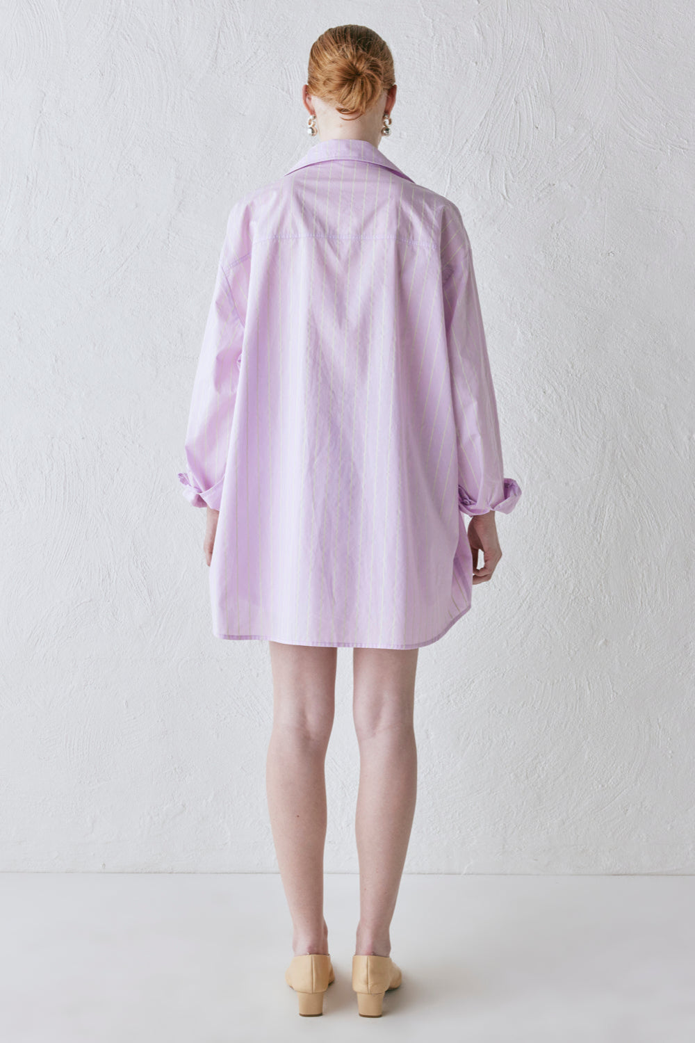 June Shirt Lilac Stripe