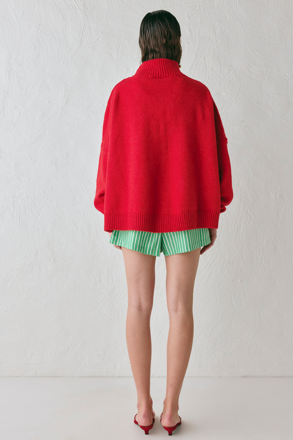 Yumi Knit Jumper Red