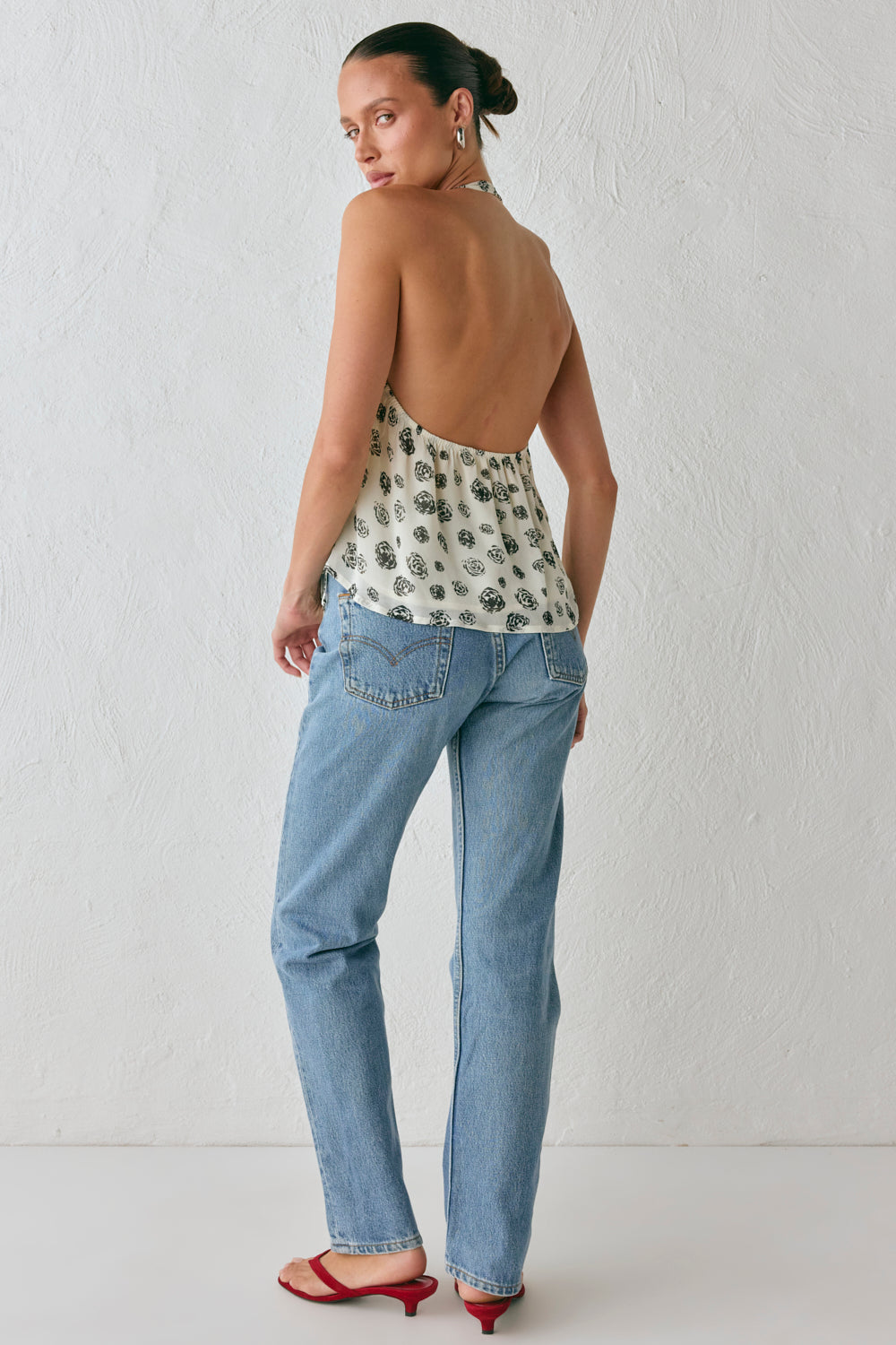 Arabel Halter Top Rosa