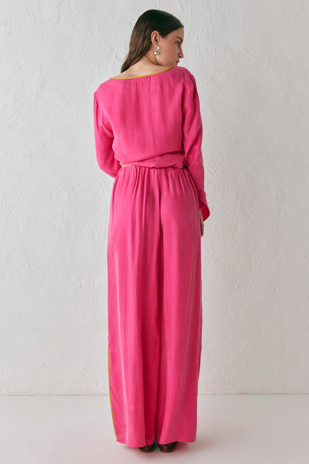 Moonscapes Pants Fuchsia