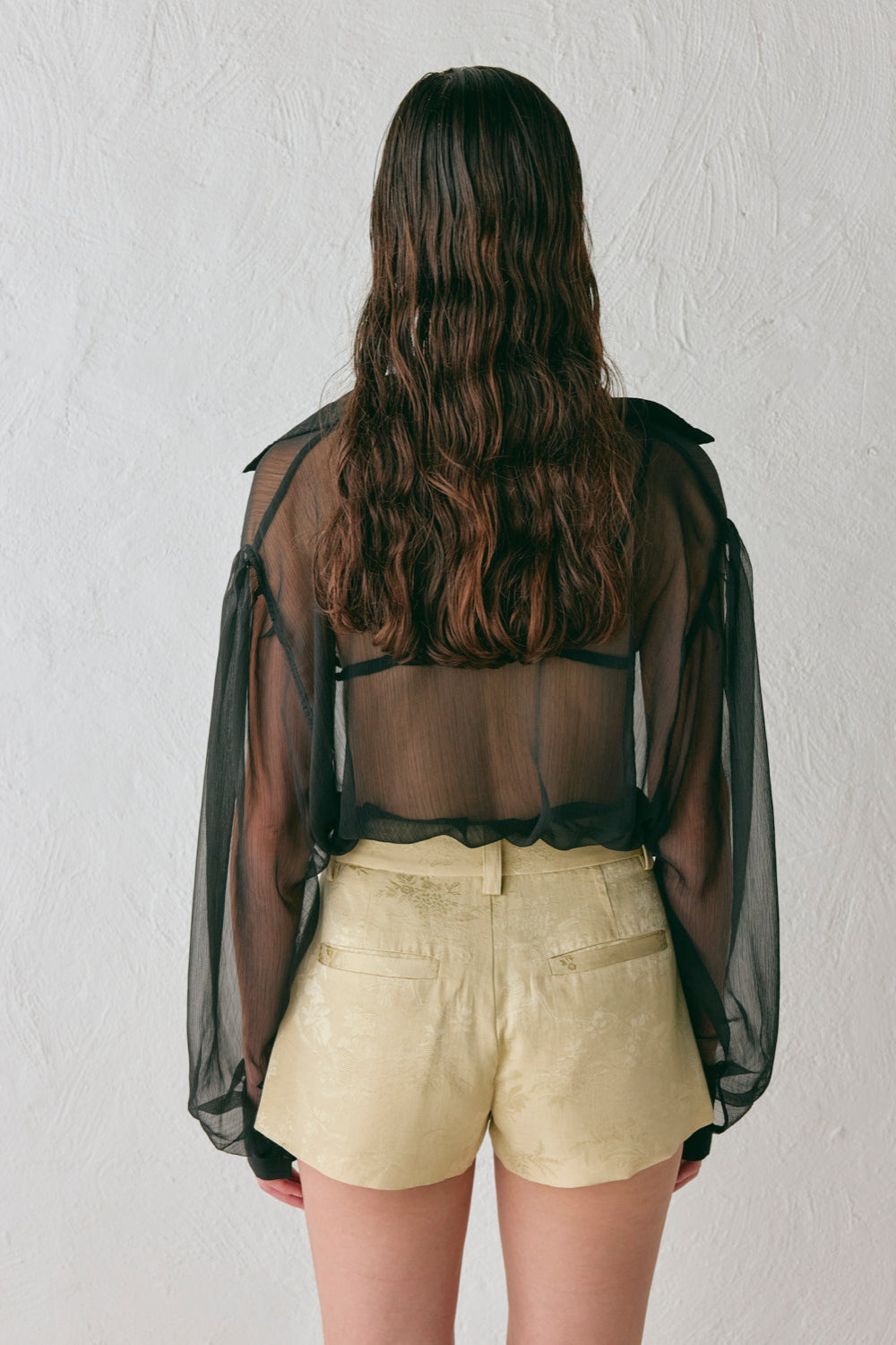 Levy Jacquard Shorts Pistachio