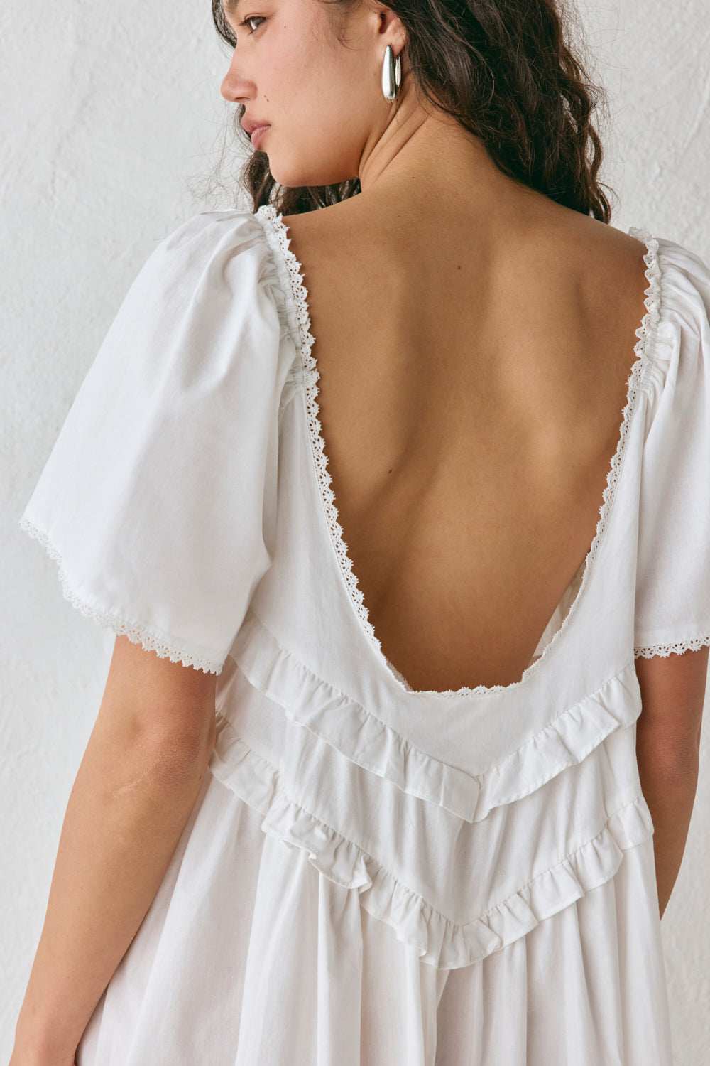 La Prairie Smock Midi Dress White