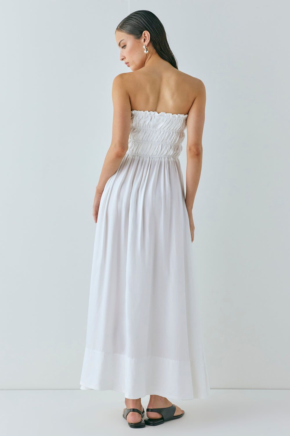 Eliana Maxi Dress White