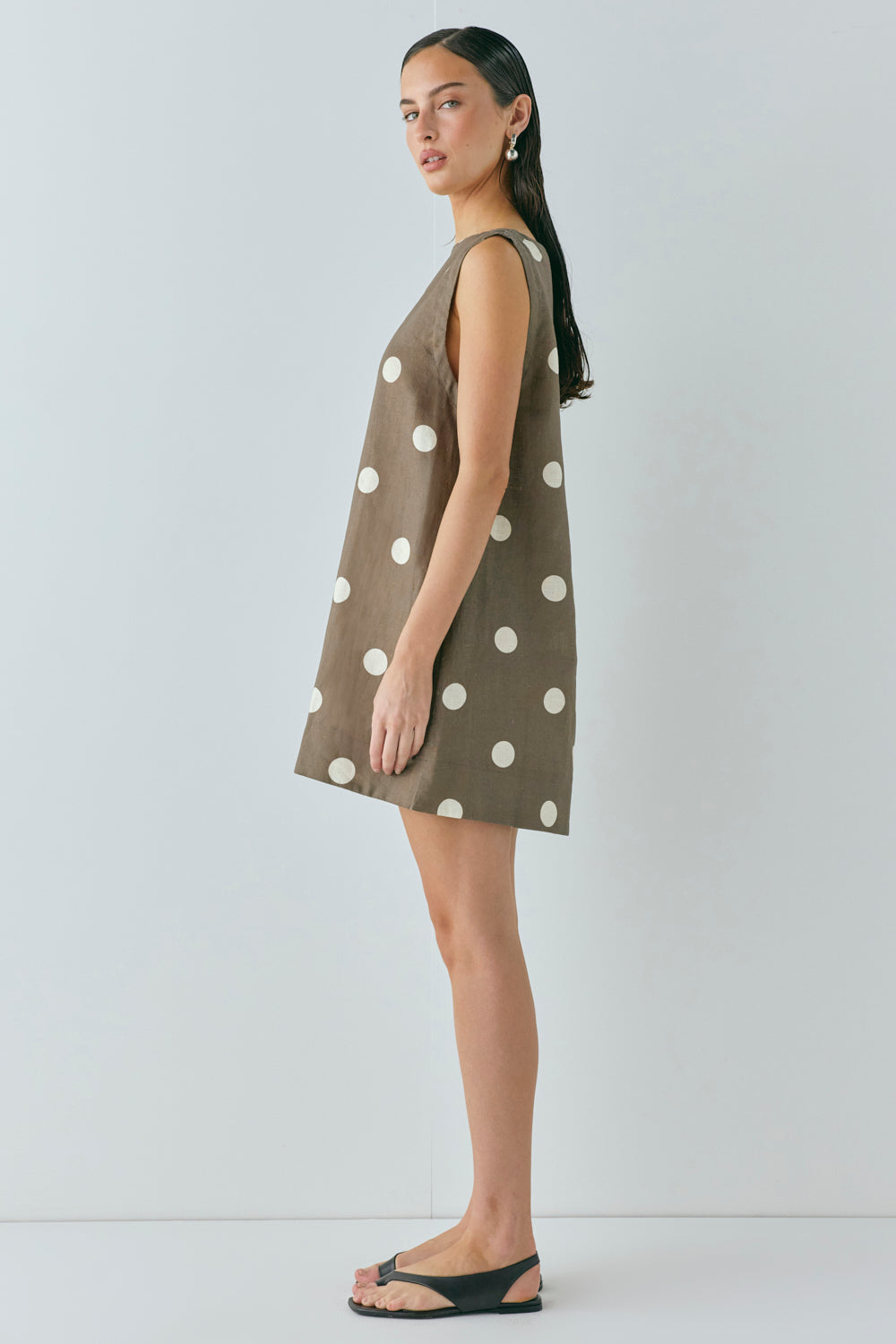 Aftersun Linen Mini Dress Spot