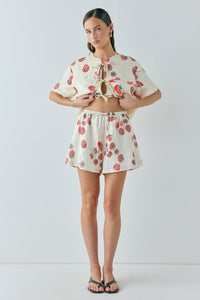 Annika Linen Shorts Roma