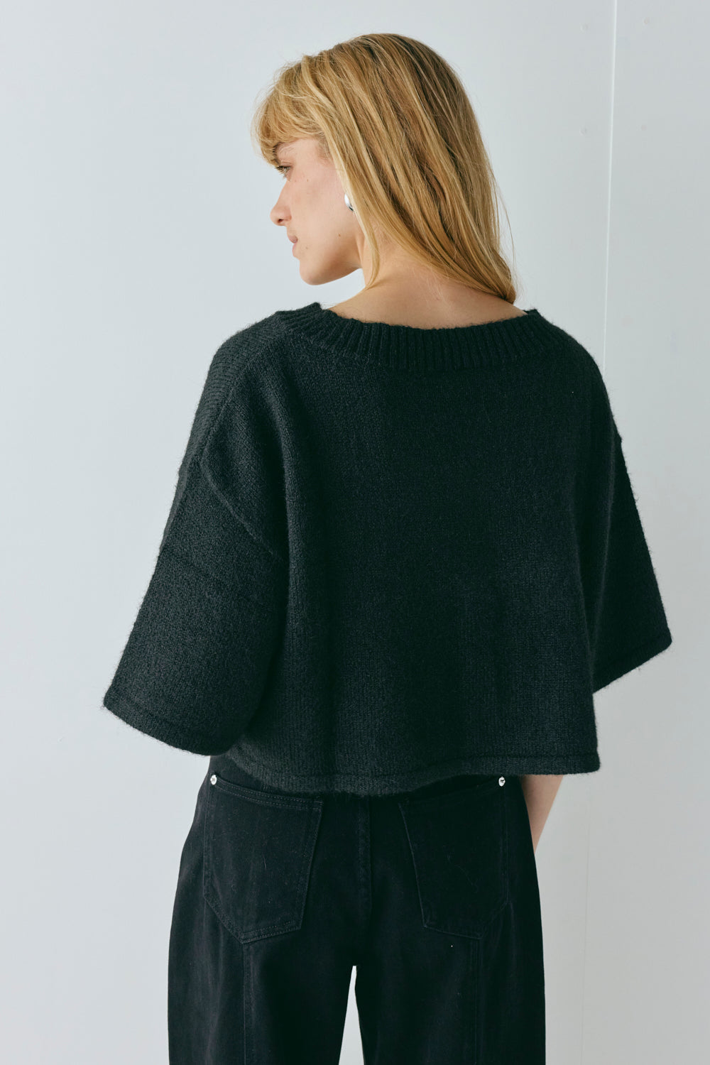 Hailey Knit Cardigan Black