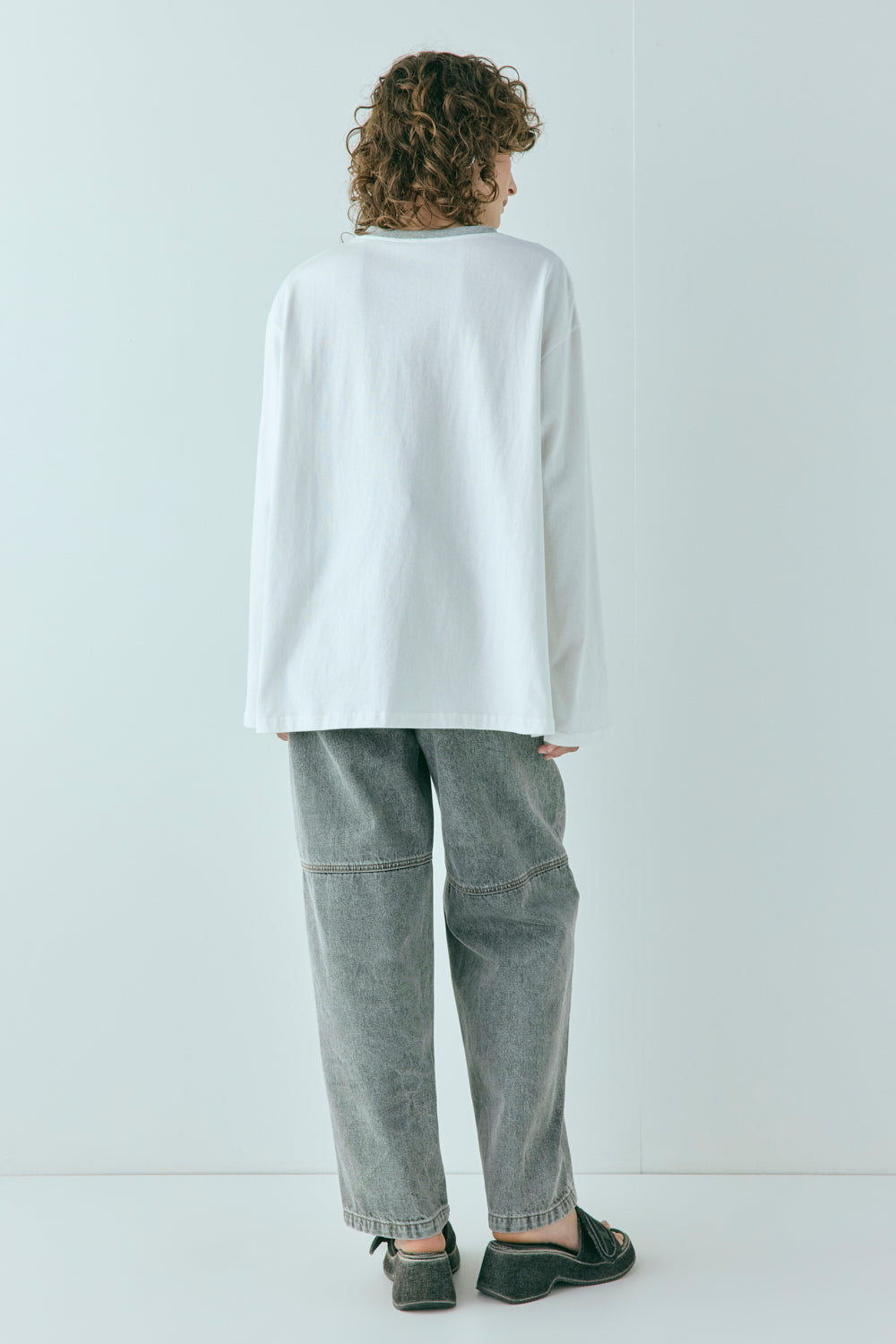Willow Long Sleeve Tee White