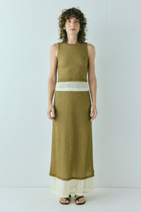 Jil Maxi Skirt Khaki