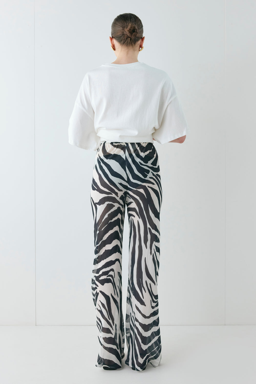 Remi Sheer Pants Zebra