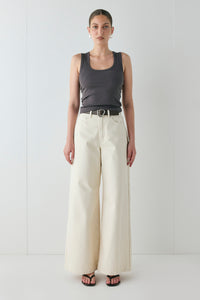 Aston Denim Jeans Cream