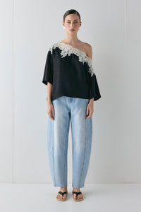 Miette Lace Top Black