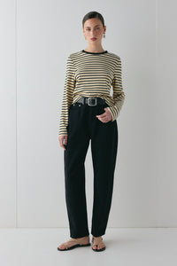 Max Top Black Stripe