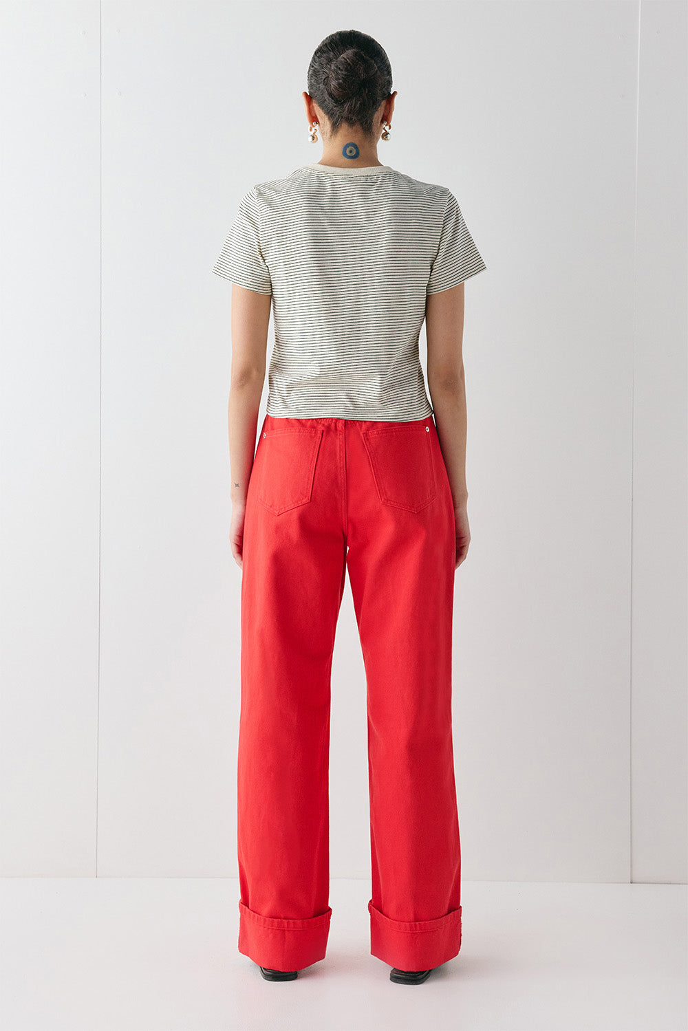 Lennox Tee Black Stripe