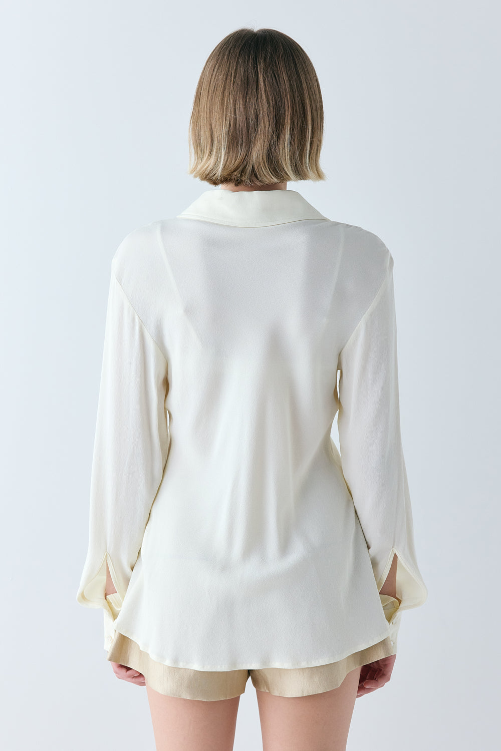 Mila Bias Shirt Cream