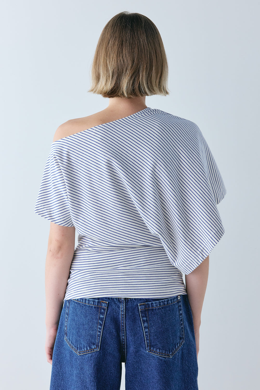 Liv Top Cobalt Stripe