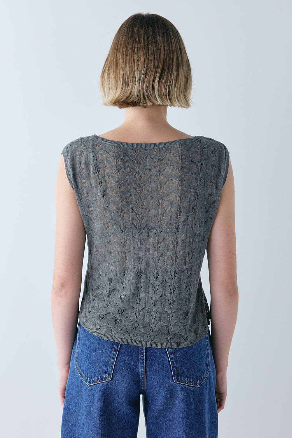 Bria Knit Top Charcoal