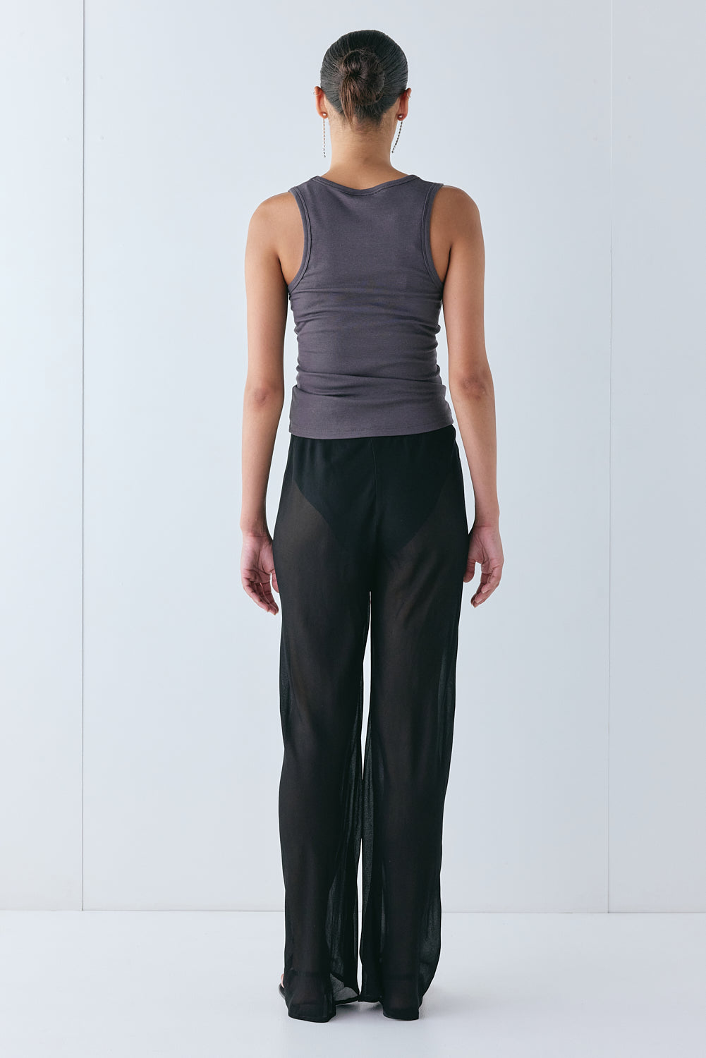 Remi Sheer Pants Black