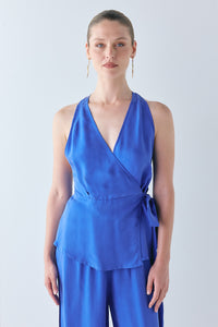Prue Top Cobalt