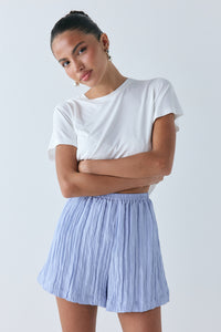 Annika Shorts Crinkle Blue