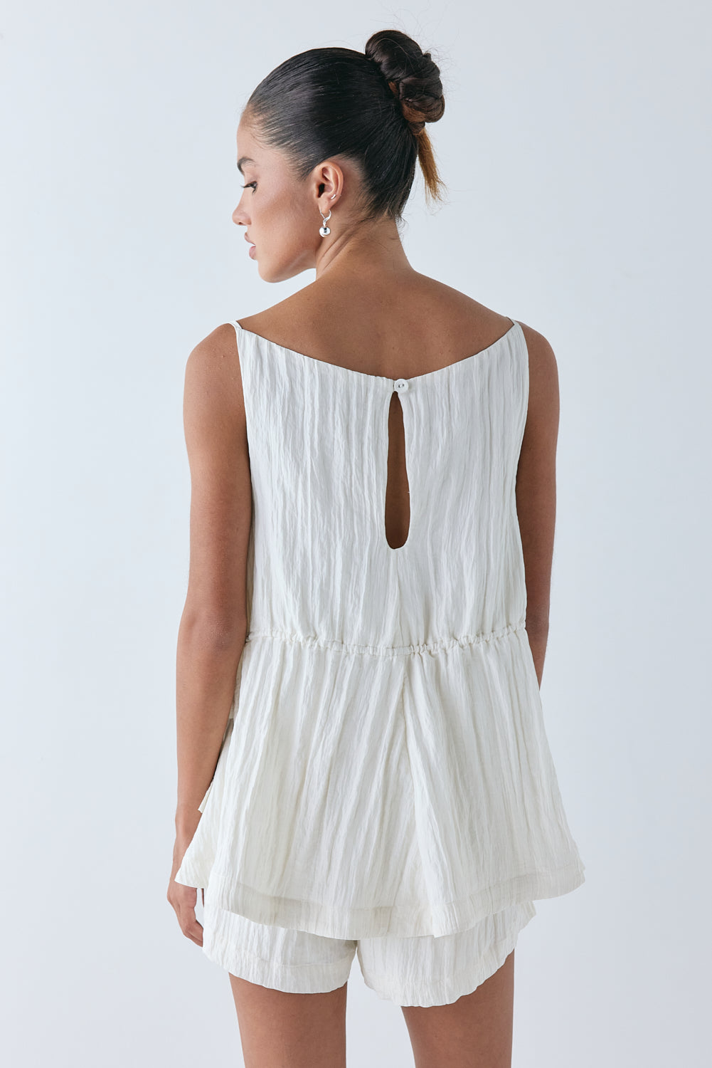 Indi Top Crinkle Cream