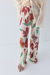Remi Sheer Pants Poppy