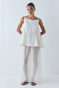Indi Top Crinkle Cream
