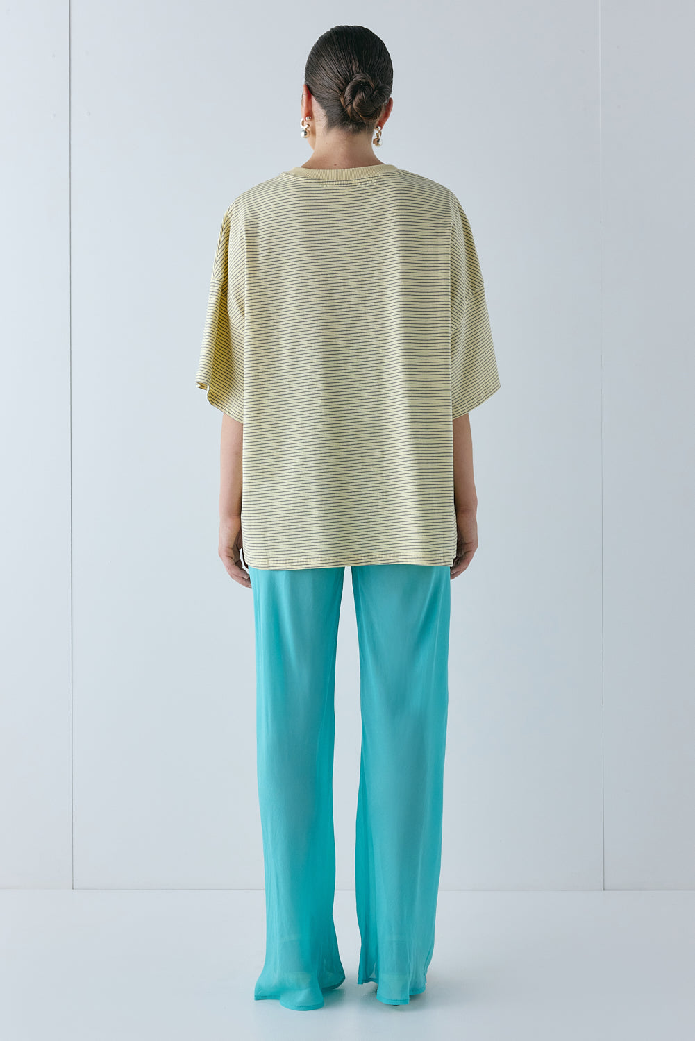 Remi Sheer Pants Aqua