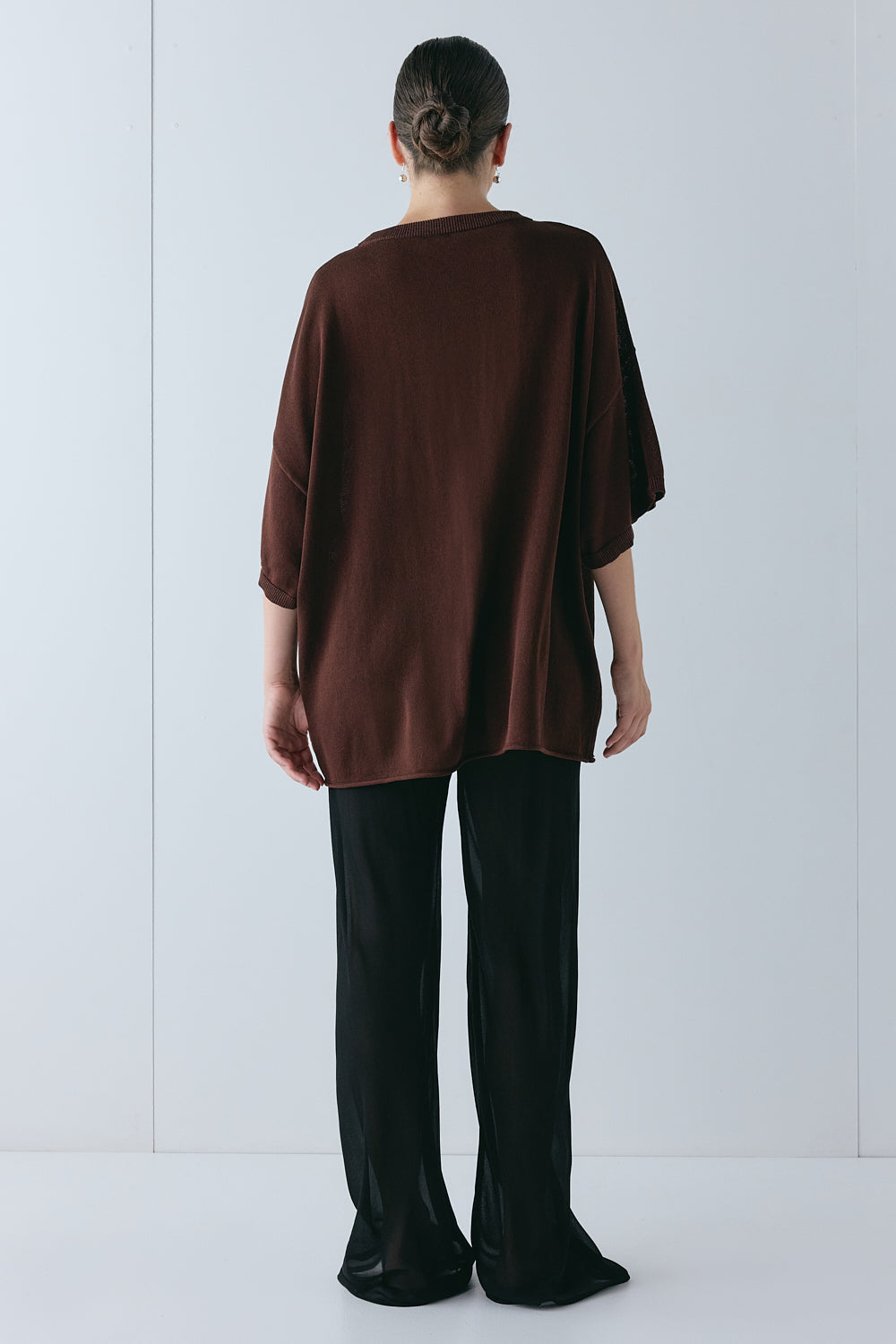 Willow Knit Tee Chocolate