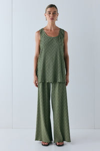 Addison Top Khaki