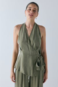 Prue Top Olive